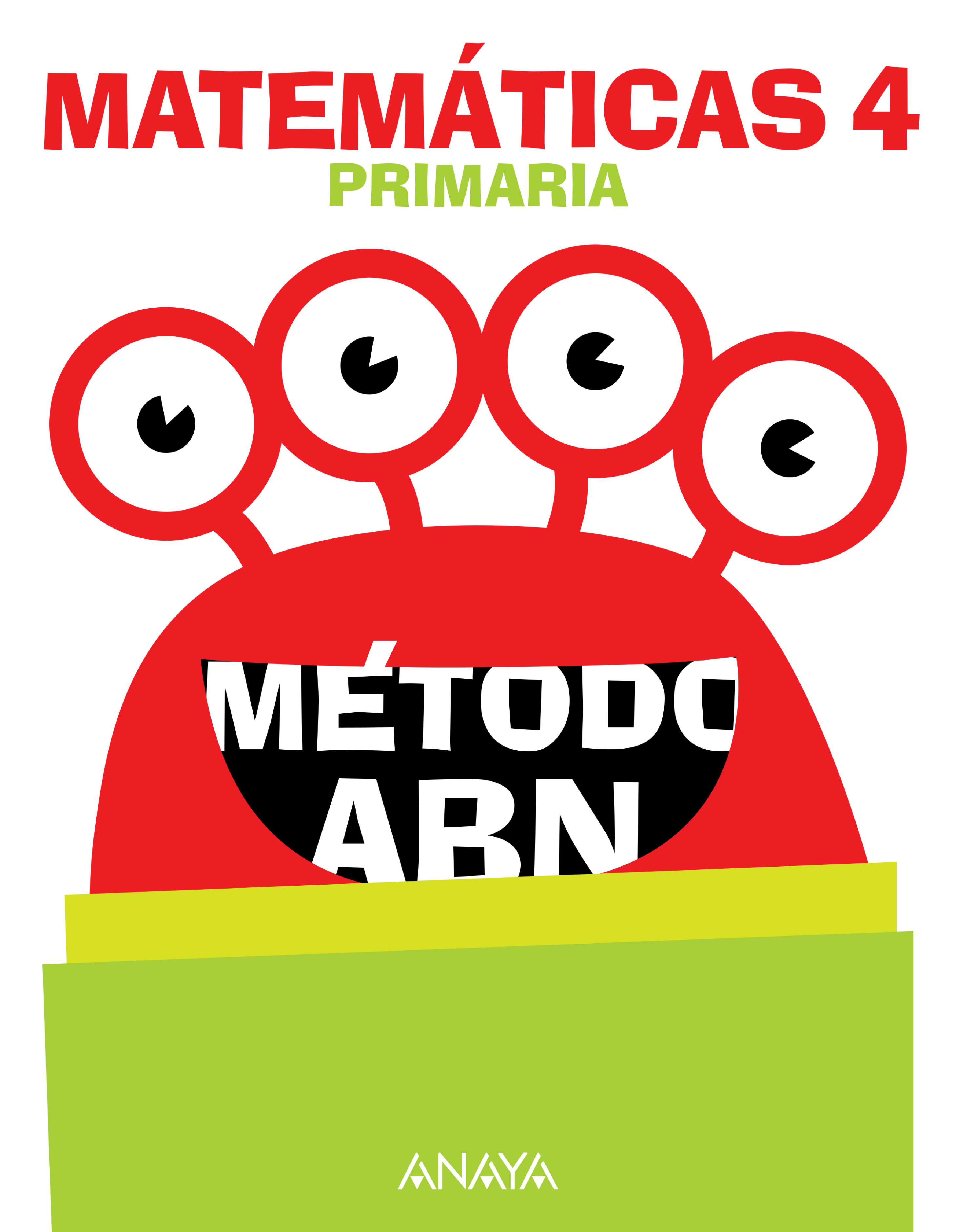 Book cover Matemáticas 4. Método ABN. Primaria. Anaya + Digital.