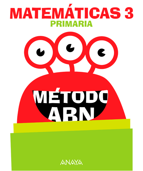 Book cover Matemáticas 3. Método ABN. Primaria. Anaya + Digital.