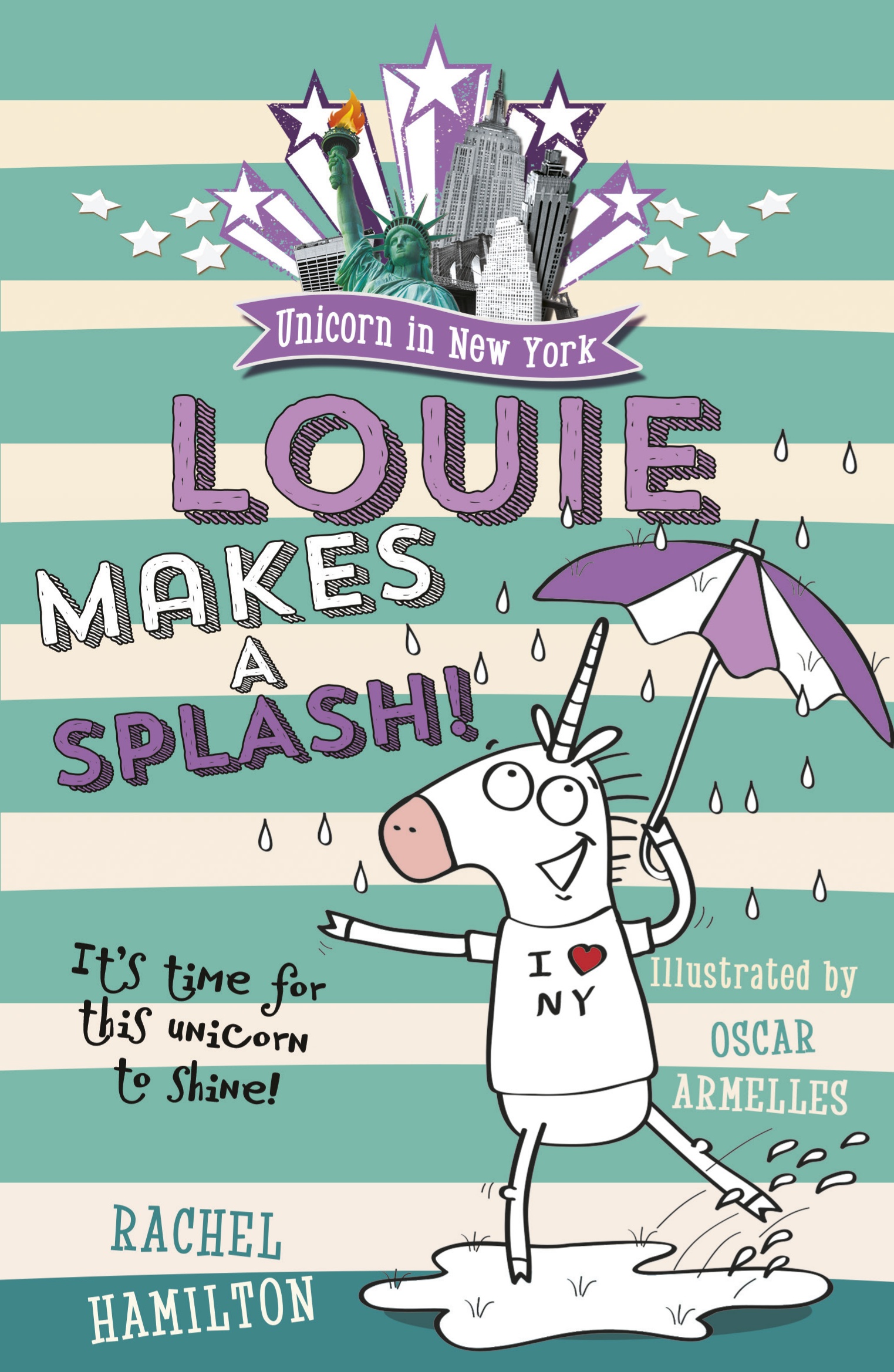 Book cover Unicorn in New York: Louie Makes a Splash