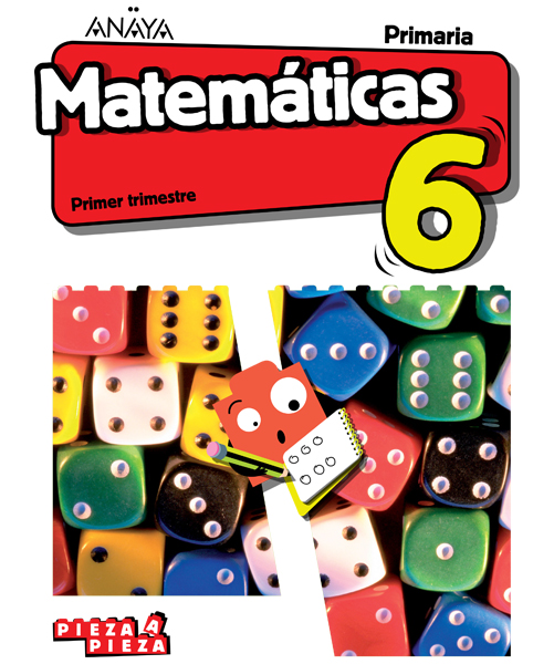 Book cover Matemáticas 6. Libro básico del alumnado