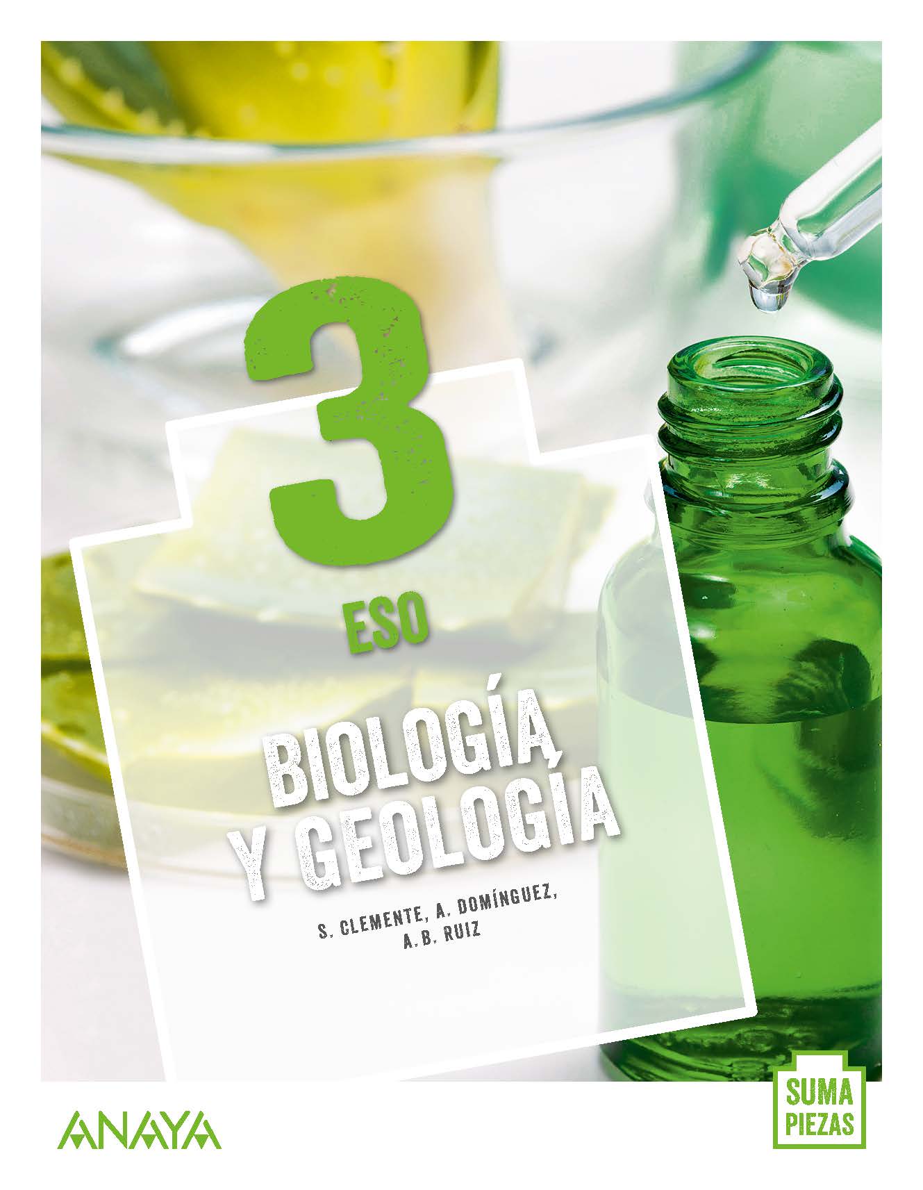 Portada del Libro Biología y Geología 3. ESO. Anaya + Digital. (Colegios Bilingües)