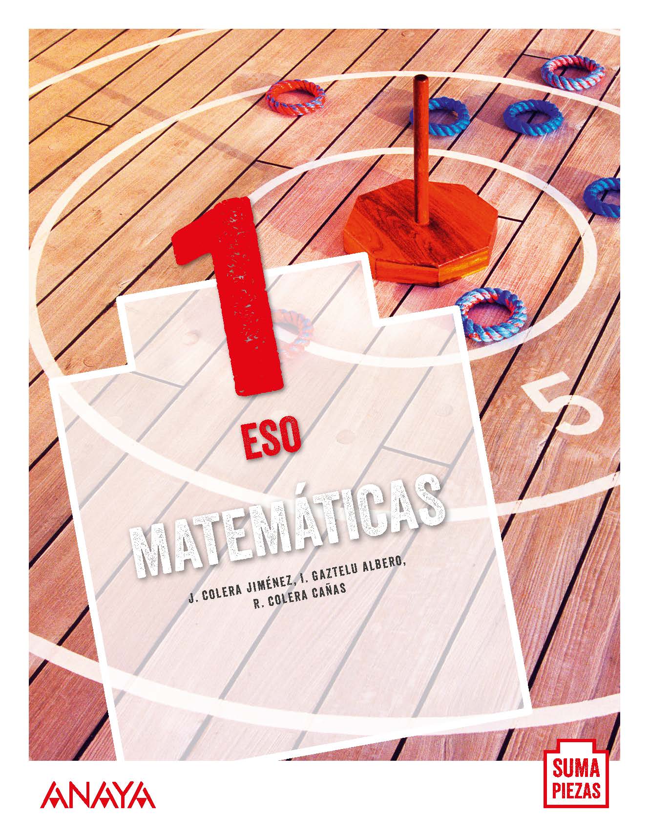 Portada del Libro Matemáticas 1. ESO. Anaya + Digital. (Colegios Bilingües)