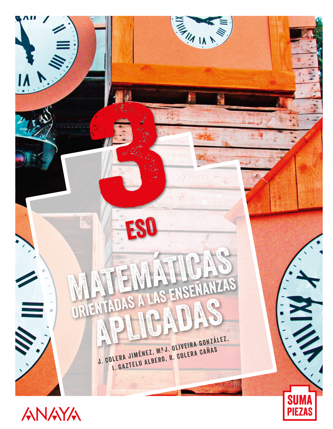 Portada del Libro Matemáticas orientadas a las Enseñanzas Aplicadas 3. ESO. Anaya + Digital.