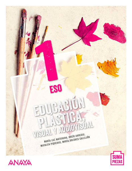 Portada del Libro Educación Plástica, Visual y Audiovisual 1. ESO. Anaya + Digital.