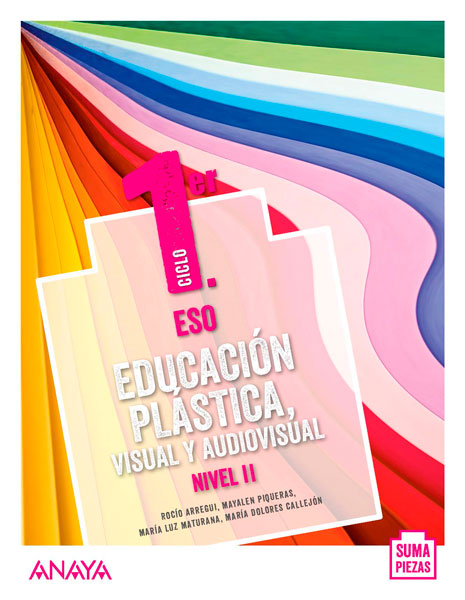 Portada del Libro Educación Plástica, Visual y Audiovisual. Nivel II. ESO. Anaya + Digital. (Opción no fungible)