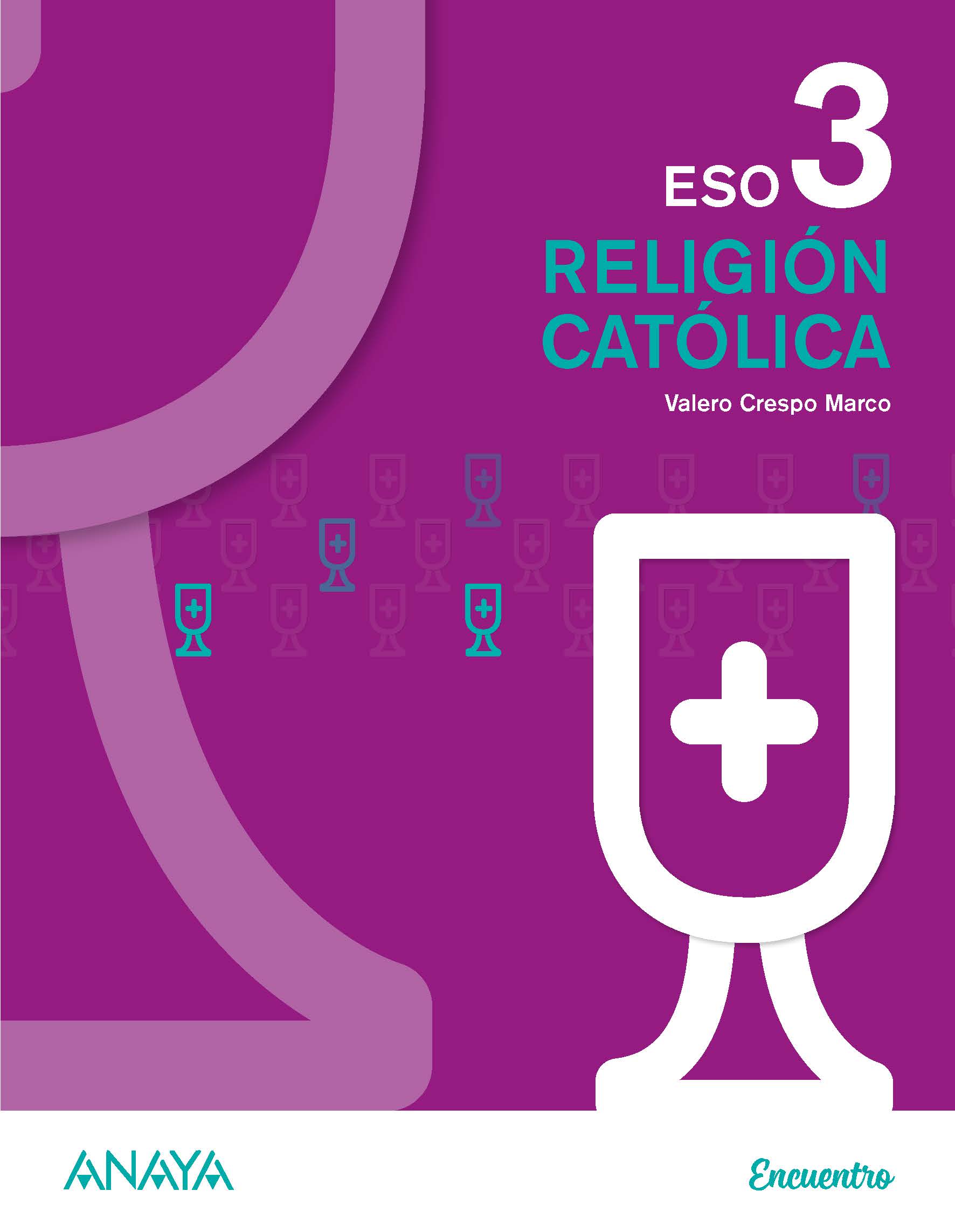 Portada del Libro Religión Católica 3. ESO. Anaya + Digital.