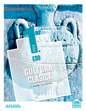 Portada del Libro Cultura Clásica. ESO. Anaya + Digital.