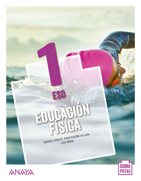 Portada del Libro Educación Física 1. ESO. Anaya + Digital.