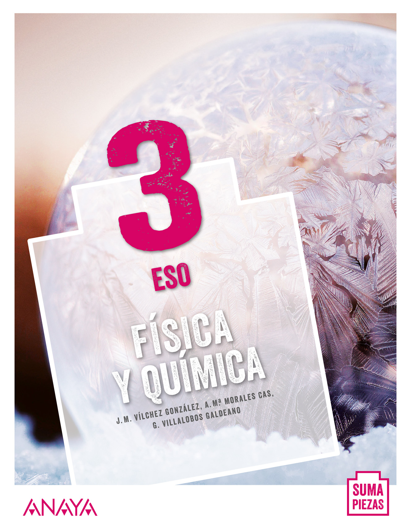 Portada del Libro Física y Química 3. ESO. Anaya + Digital.