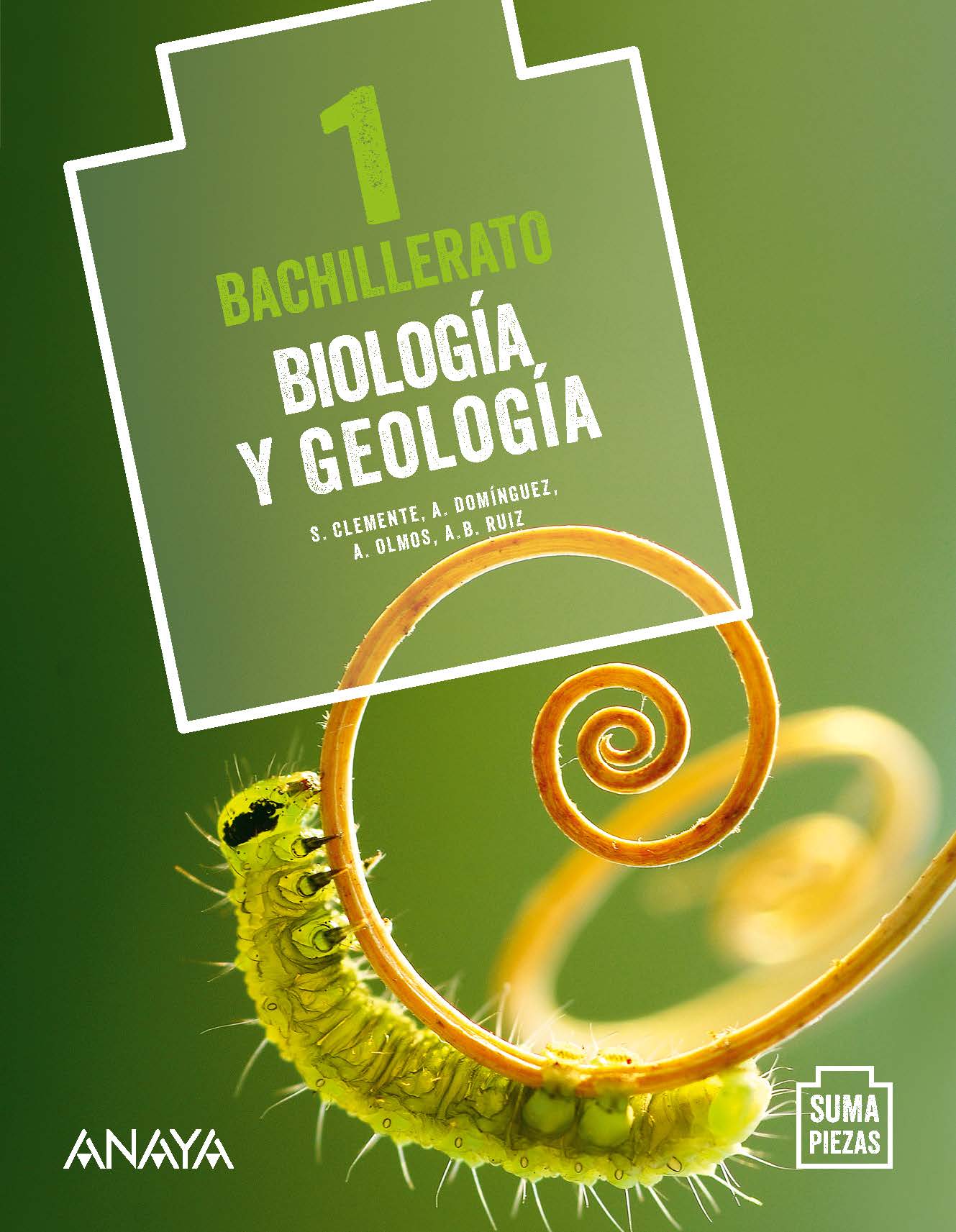 Portada del Libro Biología y Geología 1. Bachillerato. Anaya + Digital.