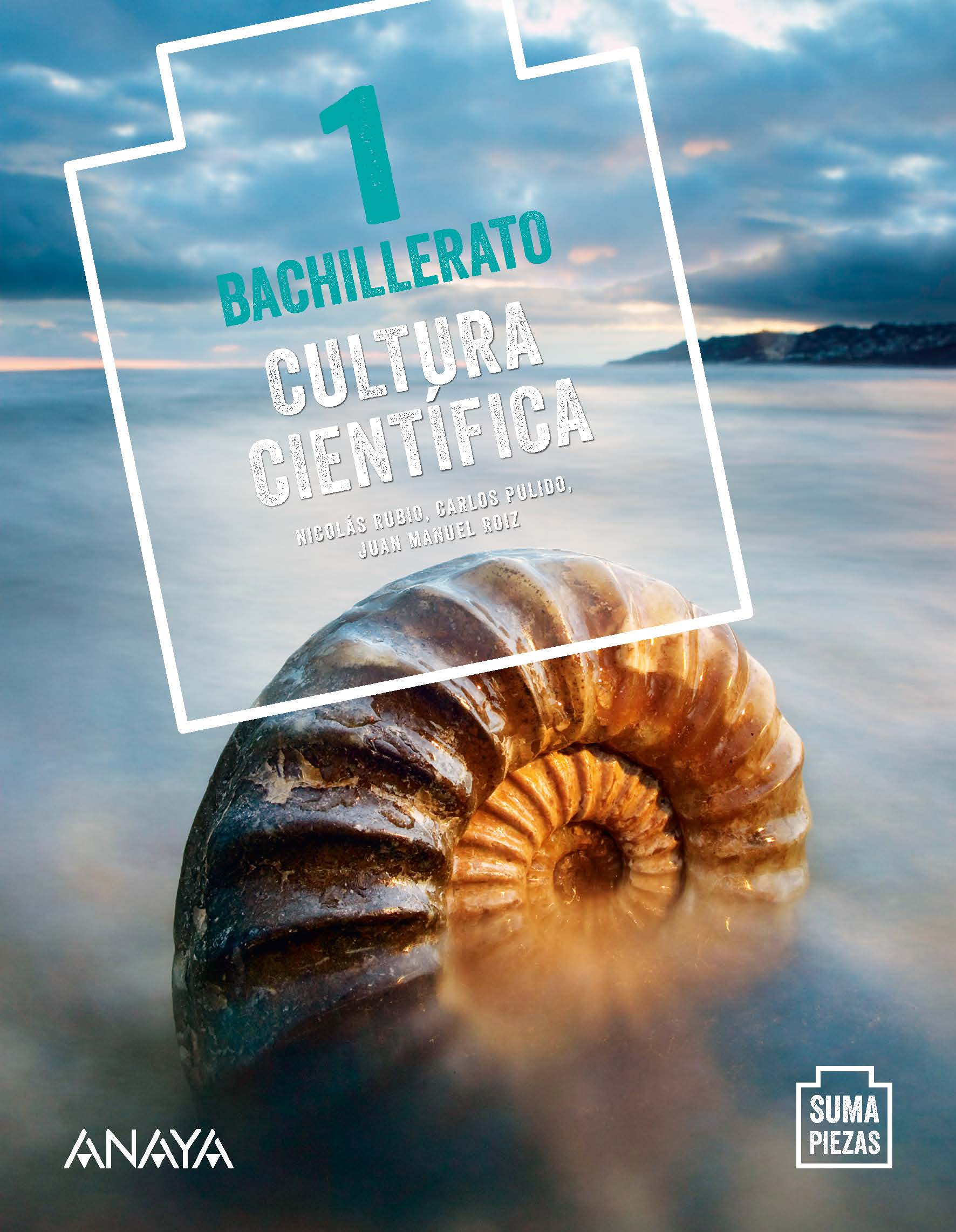 Portada del Libro Cultura Científica. Bachillerato. Anaya + Digital.