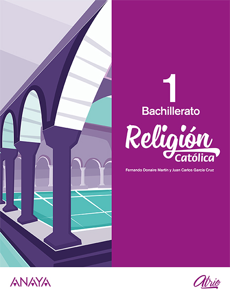 Portada del Libro Religión Católica. Bachillerato. Anaya + Digital.