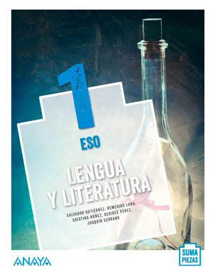 Portada del Libro Lengua y Literatura 1. ESO. Anaya + Digital.