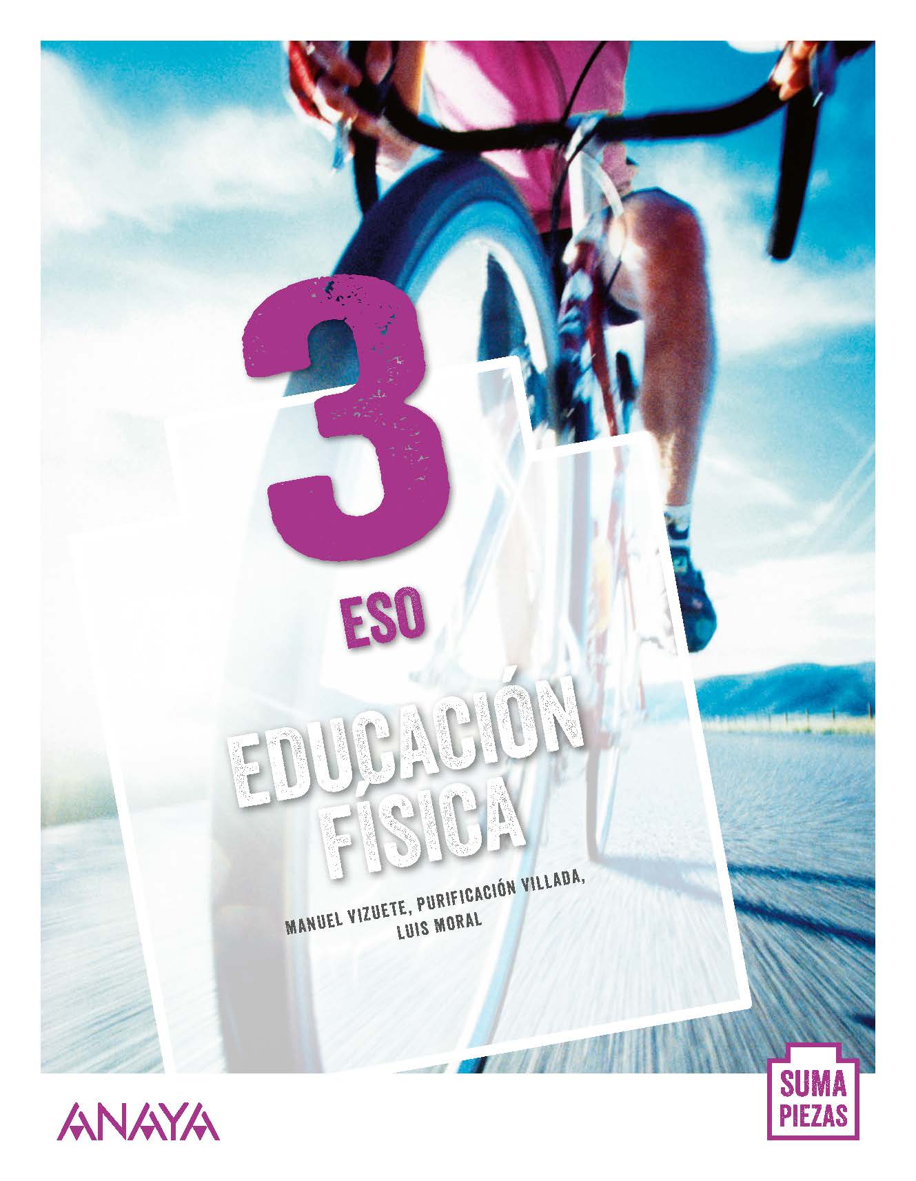 Portada del Libro Educación Física 3. ESO. Profesorado. Anaya + Digital.