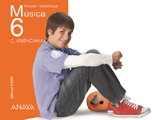 Book cover Música 6º Primària Valenciano