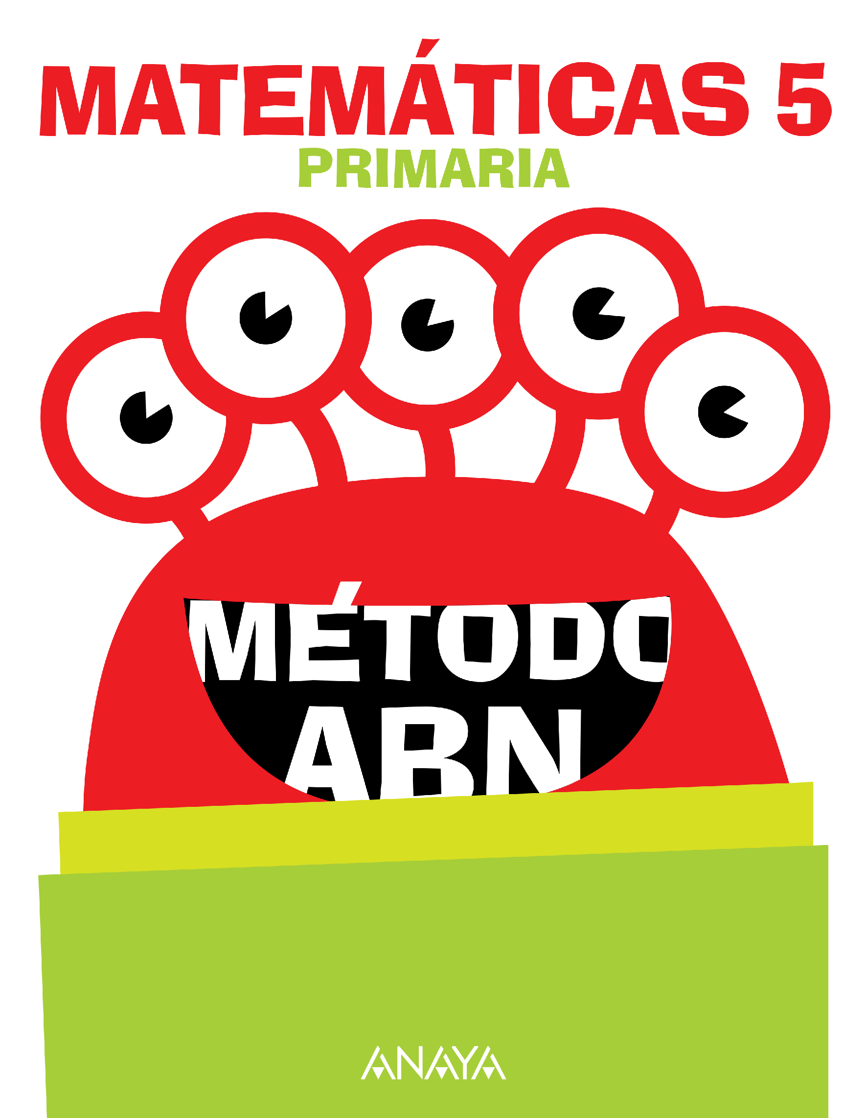 Book cover Matemáticas 5. Método ABN. Primaria. Anaya + Digital