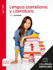 Book cover LM PLAT Alumno Lengua castellana y Literatura Comenta 3 ESO Saber Hacer Grup Promotor