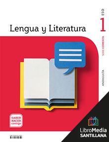 Book cover LM PLAT Alumno Lengua y Literatura 1 ESO Saber Hacer Contigo Grazalema