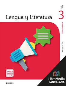 Book cover LM PLAT Alumno Lengua y Literatura 3 ESO Saber Hacer Contigo Grazalema