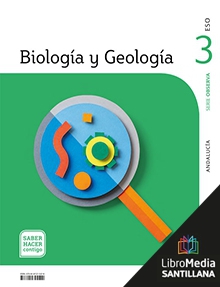 Book cover LM PLAT Alumno Biología y Geología 3 ESO Saber Hacer Contigo Grazalema