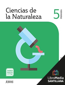 Book cover LM PLAT Alumno Ciencias de la naturaleza 5 Primaria Saber Hacer Contigo Voramar