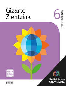 Book cover LM PLAT Ikaslea Gizarte Zientziak 6 Lehen Hezkuntza Egiten Jakin Zurekin Zubia