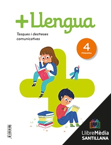 Book cover LM PLAT Alumne Llengua Lengua + 4 Primària Saber Fer Amb Tu Voramar