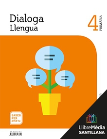 Book cover LM PLAT Alumne Llengua i Literatura Dialoga 4 Primària Saber Fer Amb Tu Voramar