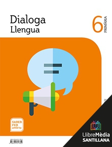 Book cover LM PLAT Alumne Llengua i Literatura Dialoga 6 Primària Saber Fer Voramar