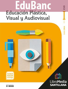 Book cover LDB PLAT Alumno Educación Plástica y Visual 1 ESO Saber Hacer Contigo Edubanc