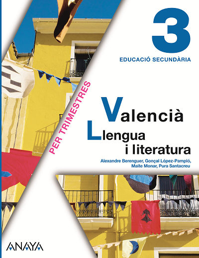Book cover Valencia Llengua i Literatura 3º ESO