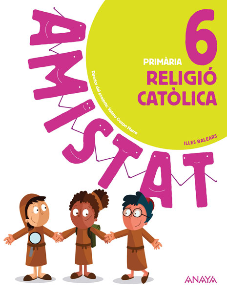 Book cover Religió catòlica 6. Primària. Anaya + Digital.