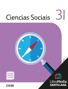 Book cover LM PLAT Alumno Ciencias Sociais Explora 3 Primaria Saber Facer Contigo Obradoiro