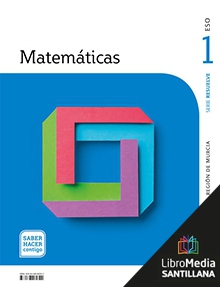 Book cover LM PLAT Alumno Matemáticas 1 ESO Región de Murcia Saber Hacer Contigo