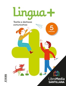 Book cover LM PLAT Alumno Lingua + 5 Primaria Obradoiro