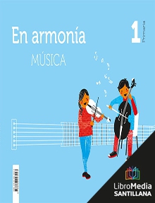 Book cover LM PLAT Alumno Música En armonía 1 Primaria