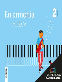 Book cover LM PLAT Alumno Música En armonía 2 Primaria