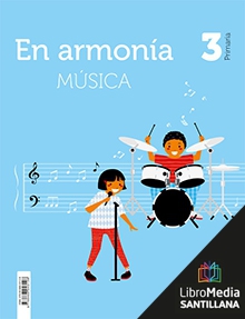 Book cover LM PLAT Alumno Música En armonía 3 Primaria