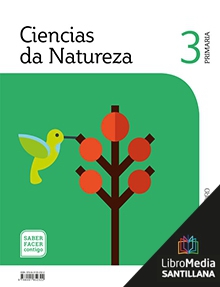 Book cover LM PLAT Alumno Ciencias Naturais Observa 3 Primaria Saber Facer Contigo Obradoiro