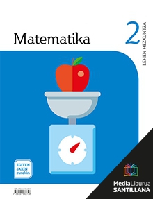 Book cover LM PLAT Ikaslea Matematika 2 Lehen Hezkuntza Egiten Jakin Zurekin Zubia