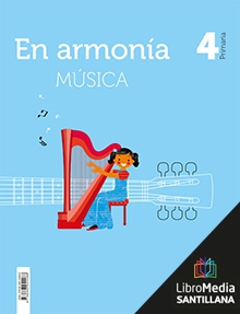 Book cover LM PLAT Alumno Música En armonía 4 Primaria