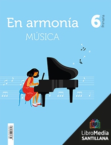 Book cover LM PLAT Alumno Música En armonía 6 Primaria