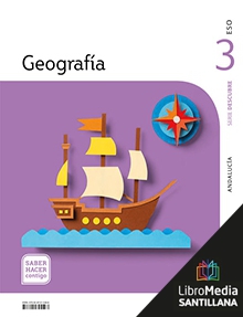 Book cover LM PLAT Alumno Geografía 3 ESO Saber Hacer Contigo Grazalema