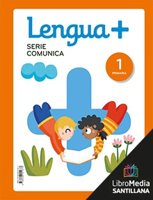 Book cover LM PLAT Alumno Lengua + Serie Comunica 1 2020 Primaria