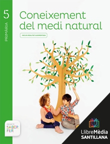 Book cover LM PLAT Alumne Coneixement del medi natural 5 Primària Saber Fer Grup Promotor