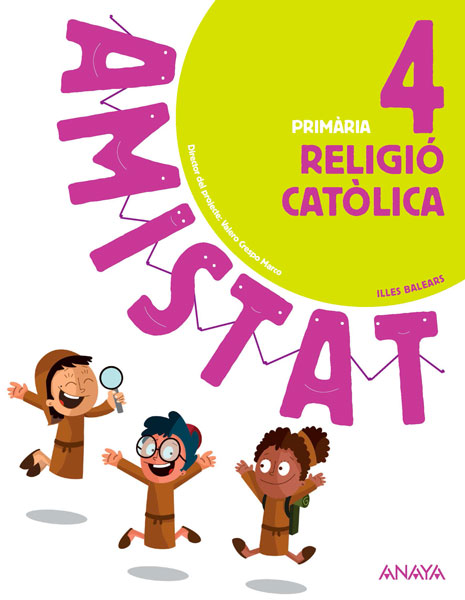 Book cover Religió catòlica 4. Primària. Anaya + Digital