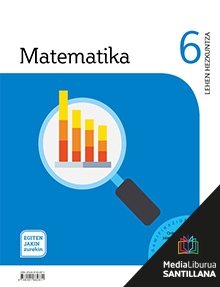 Book cover LM PLAT Ikaslea Matematika 6 Lehen Hezkuntza Egiten Jakin Zurekin Zubia