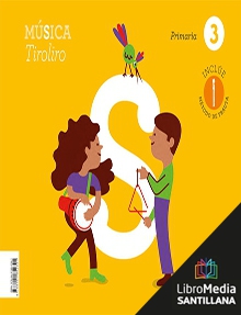 Book cover LM PLAT Alumno Música Tiroliro 3 Primaria Obradoiro