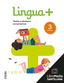 Book cover LM PLAT Alumno Lingua + 3 Primaria Obradoiro