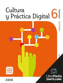 Book cover LM PLAT Alumno Cultura y práctica digital 6 Primaria Saber Hacer Contigo Grazalema